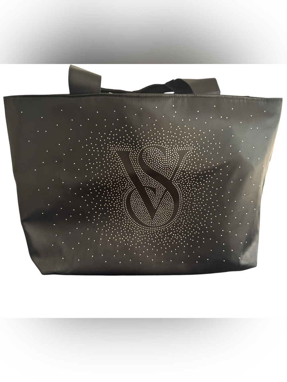 Victoria’s Secret Black with Rhinestones Tote Bag